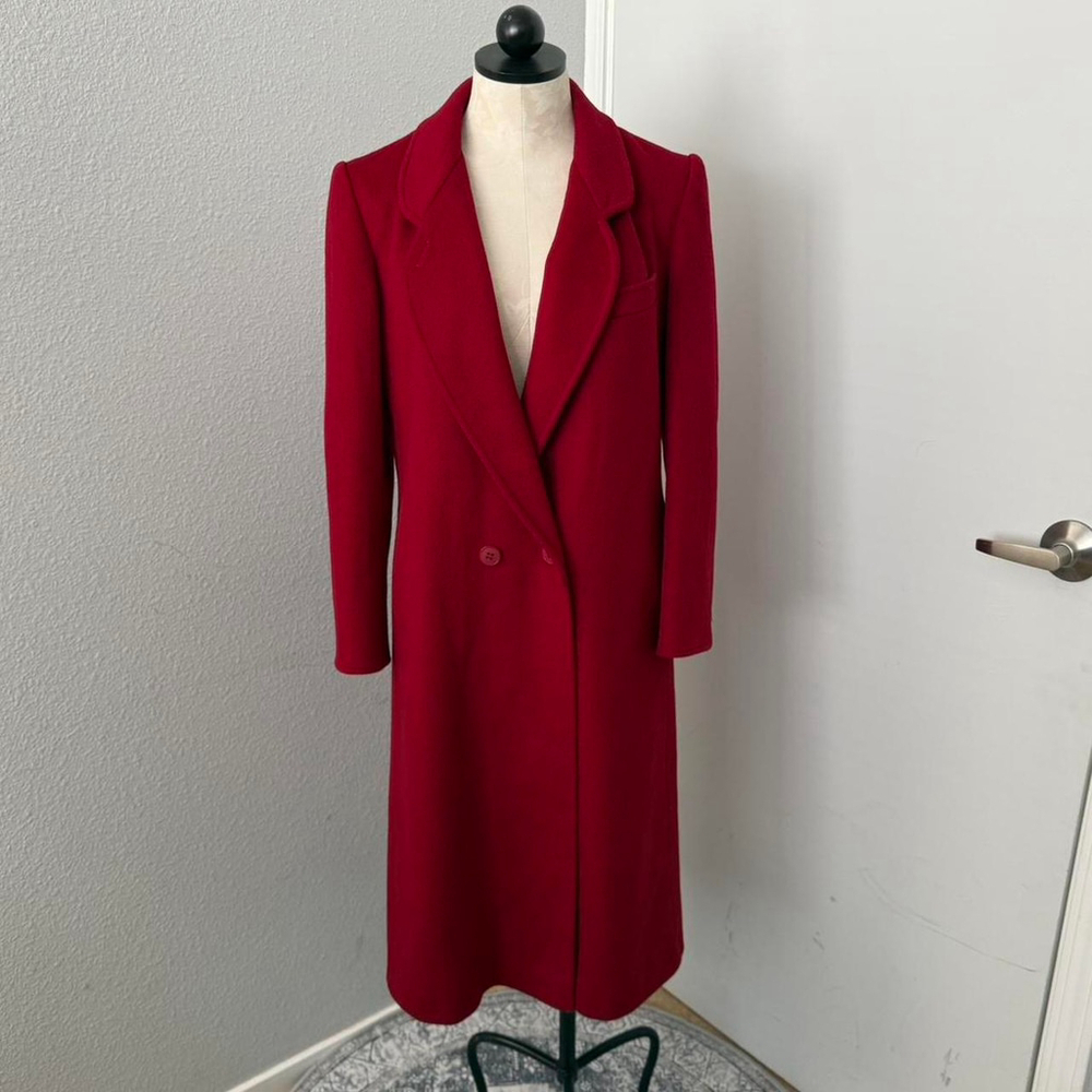 VTG 80s Cassidy Petite Wool Trench Peacoat - Size 8P